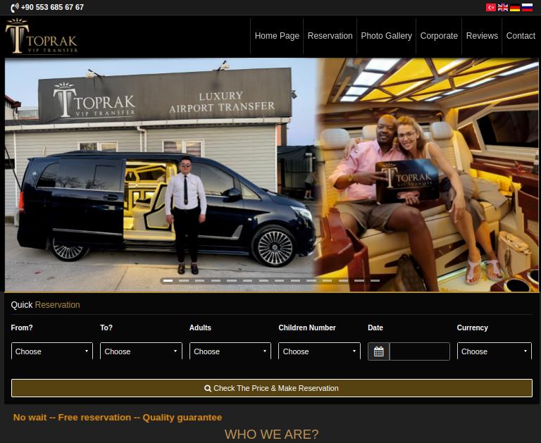 Toprak Vip Transfer