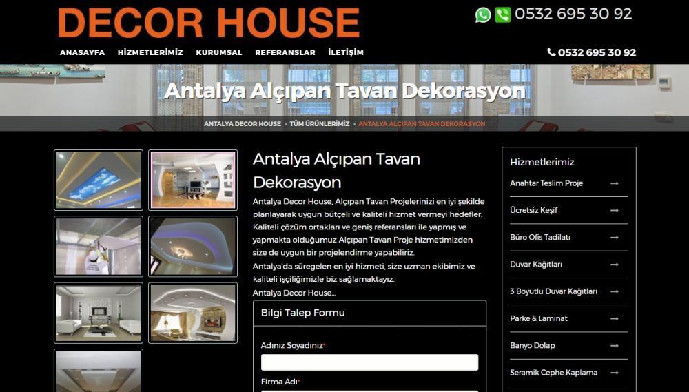 Antalya Decor House görselleri